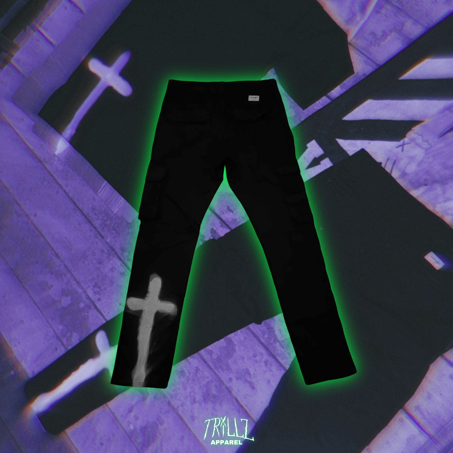 NOT FOREVER BLACK CARGO PANTS